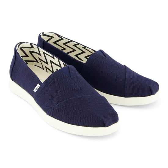 TOMS Alpargata Plus Jute Dames Marineblauwe Espadrilles - Image 1