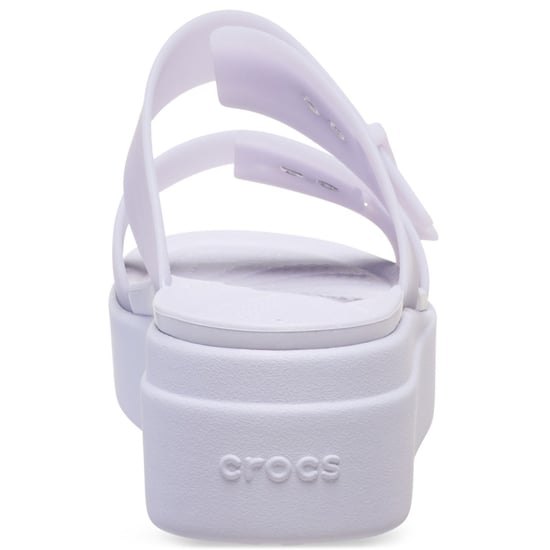 Crocs Brooklyn Buckle Low Dames Paars Maan Sandalen - Image 2