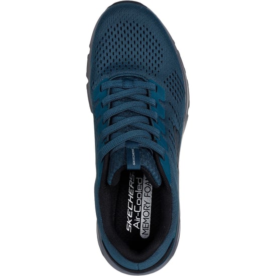 Skechers Skech-Air Ventura Textiel Heren Teal/Zwart Trainers - Image 3