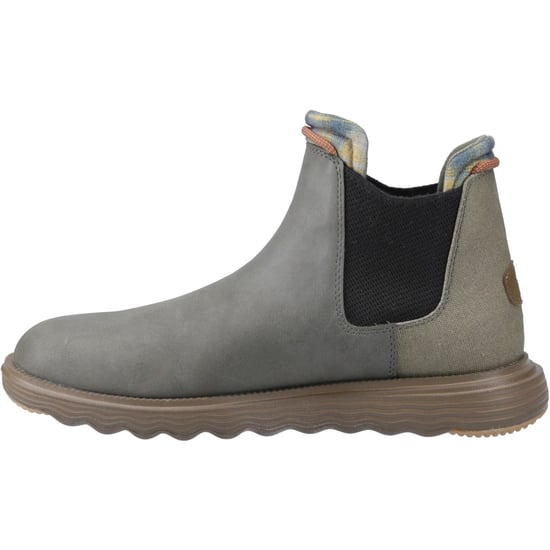 HEYDUDE Branson Classic Polyurethaan Herenschoenen Donker Olijf/Espresso - Image 4