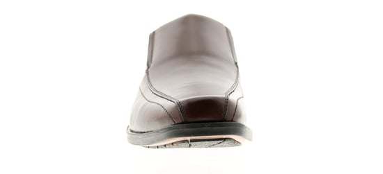 Hush puppies brody slip op leer heren smart shoes bruin - Image 3