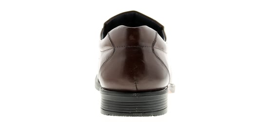 Hush puppies brody slip op leer heren smart shoes bruin - Image 4