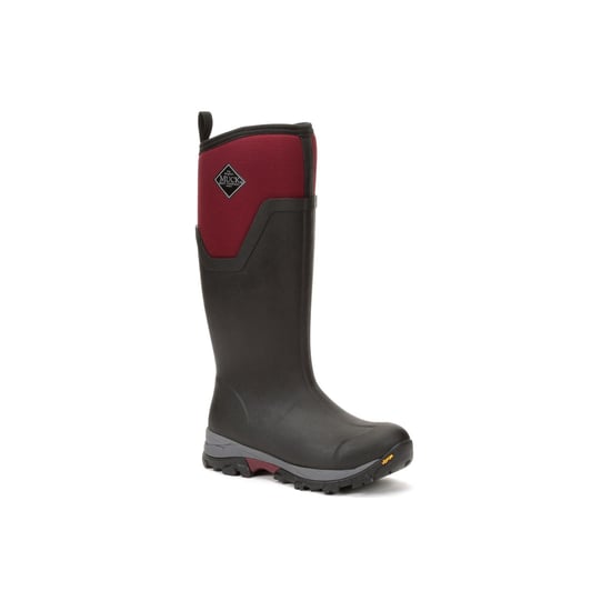 Muck Boots Arctic Ice Hoge Rubber Zwarte/Bordeaux Wellington Boots - Image 1