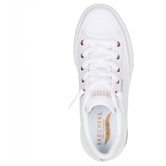 Skechers Arch Fit Arcade - Tot Ziens Katoenen Dames Witte Sneakers - Image 3