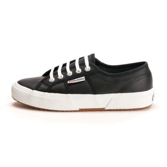Superga 2750 Leren Heren Zwarte/Witte Sneakers - Image 2