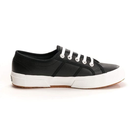 Superga 2750 Leren Heren Zwarte/Witte Sneakers - Image 4