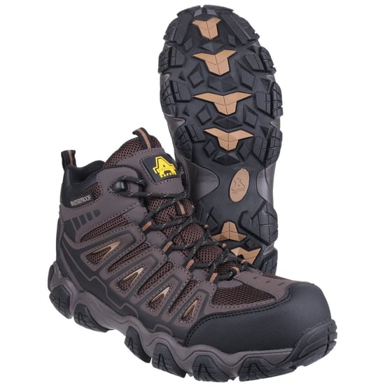 Amblers Unisex Veiligheidswaterdichte Boot Bruin - Image 3