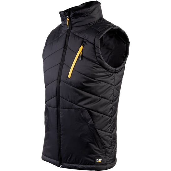 Caterpillar Essentials Bodywarmer Heren Zwart Gilets - Image 2