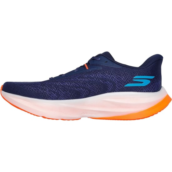 Skechers Performance GO RUN Ride 12 Textiel Heren Navy/Oranje Sneakers - Image 4