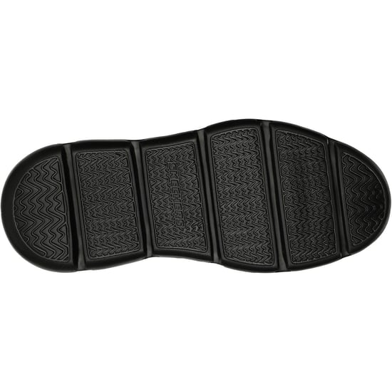 Skechers Garza Gervin Leren Heren Zwarte Veterschoenen - Image 2