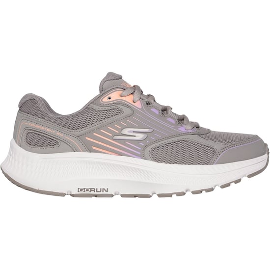 Skechers GO RUN Consistent 2.0 Advantage Leer Dames Taupe/Multi Sneakers - Image 5