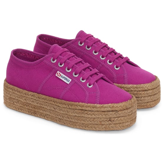 Superga 2790 Touw 100% Katoen Dames Violet Paars Trainers - Image 1