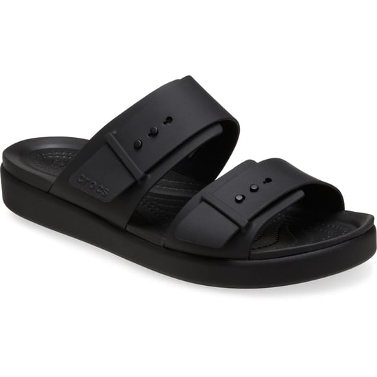 Crocs Brooklyn Buckle Dames Zwarte Sandalen - Image 1