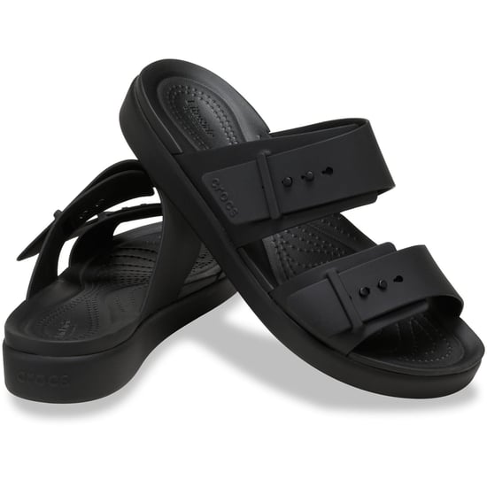 Crocs Brooklyn Buckle Dames Zwarte Sandalen - Image 3