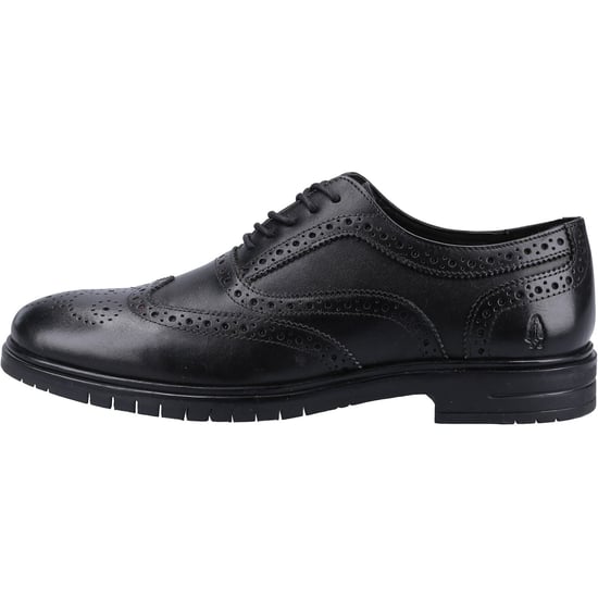 Hush Puppies Santiago Zwarte Leren Veterschoenen Voor Heren - Image 5