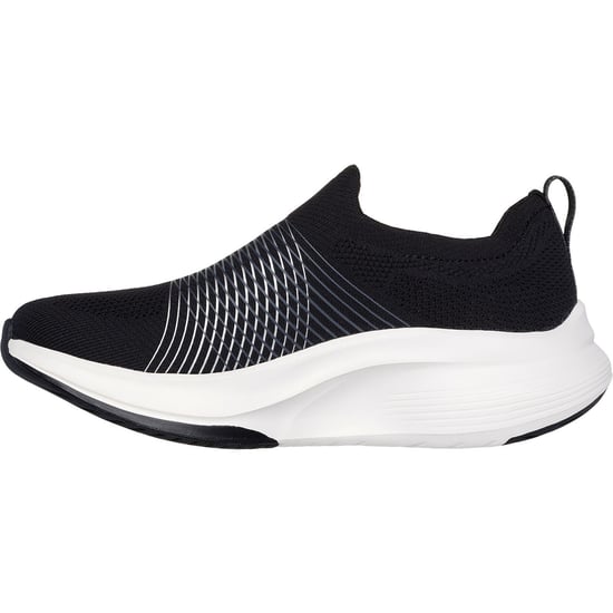 Skechers GO WALK Max Walker Sally Textiel Dames Zwart/Wit Sneakers - Image 4