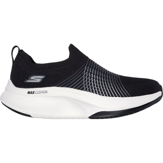 Skechers GO WALK Max Walker Sally Textiel Dames Zwart/Wit Sneakers - Image 5