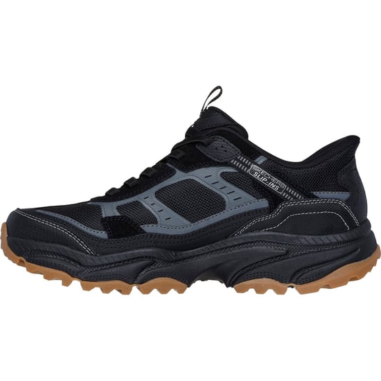 Skechers Vigor AT Leren Heren Wandelschoenen Zwart - Image 4