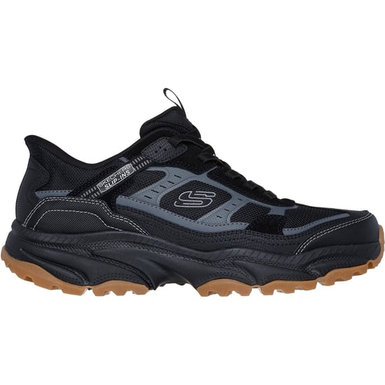 Skechers Vigor AT Leren Heren Wandelschoenen Zwart - Image 5
