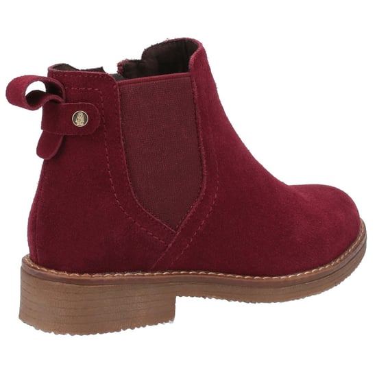 Hush Puppies Maddy Suède Dames Bordo Boots - Image 2