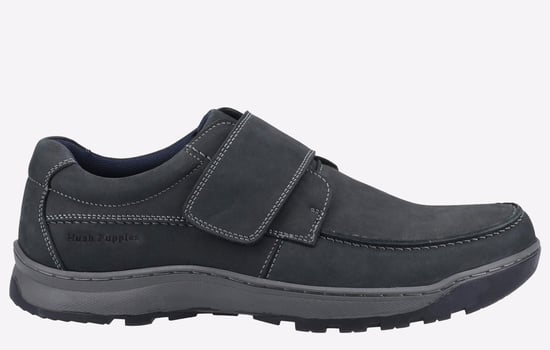 Hush Puppies Casper Leren Heren Marineblauwe Nubuck Loafers - Image 1