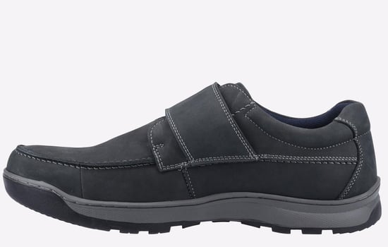 Hush Puppies Casper Leren Heren Marineblauwe Nubuck Loafers - Image 4