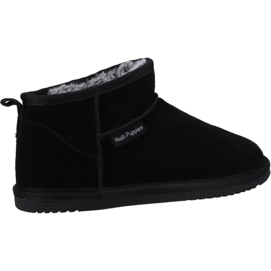 Hush Puppies Ashanti Suède Vrouwen Pantoffels Zwart - Image 2