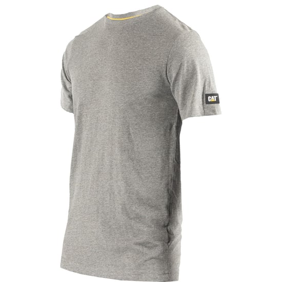Caterpillar Essentials Korte Mouwen Katoenen Heren Grijze T-shirts - Image 3