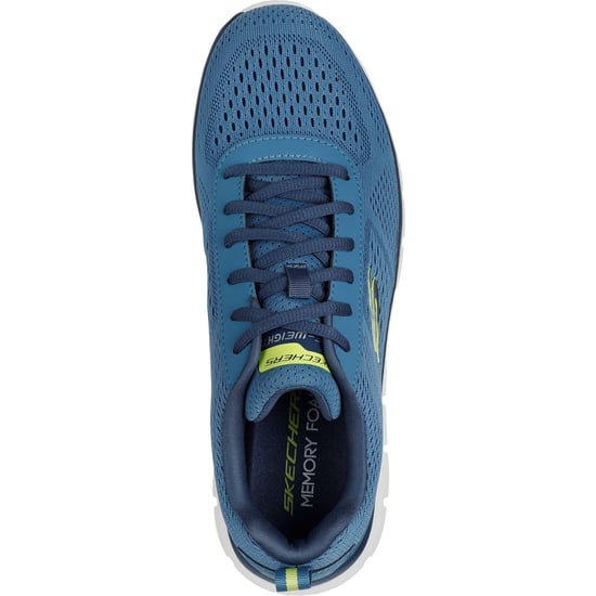 Skechers Track Leshur Polyester Heren Slate Sneakers - Image 3