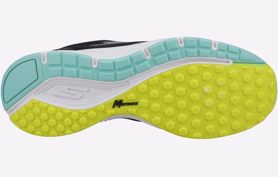 Skechers GO RUN Consistent - Intensify-X Textiel Dames Zwarte/Lime Sneakers - Image 4