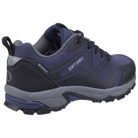 Cotswold Abbeydale Low Polyester Heren Wandelschoenen In Blauw/Zwart/Grijs. - Image 2