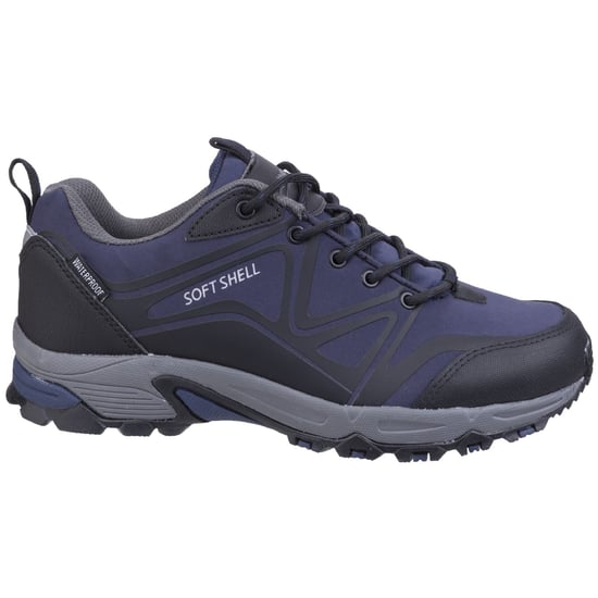 Cotswold Abbeydale Low Polyester Heren Wandelschoenen In Blauw/Zwart/Grijs. - Image 4