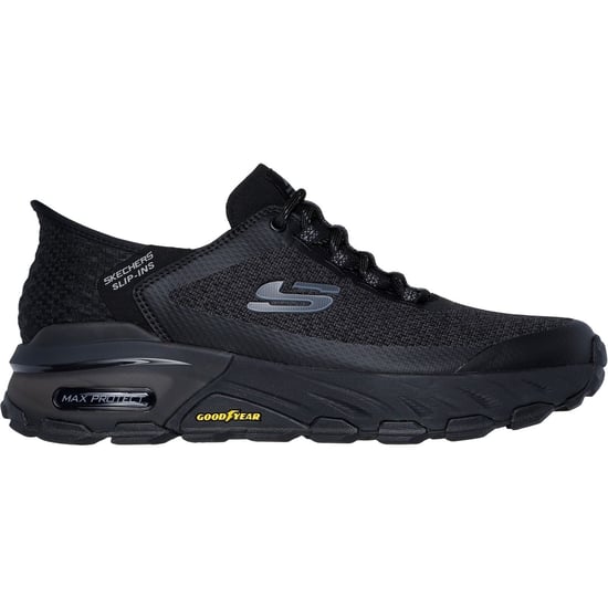 Skechers Max Protect Assembly Textiel Heren Zwarte Wandelschoenen - Image 5