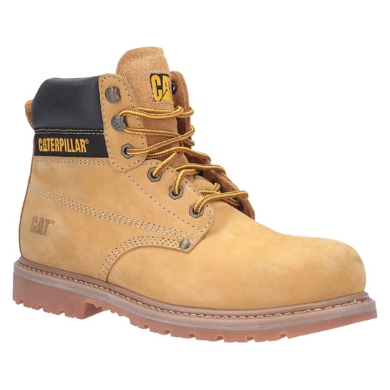 Caterpillar Powerplant Nubuck Honing Brede Pasvorm Veiligheidslaarzen - Image 5