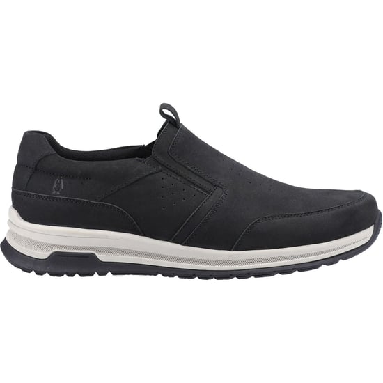 Hush Puppies Cole Leren Herenschoenen in Zwart Nubuck - Image 4