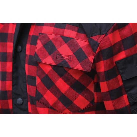 Caterpillar Sequoia Heren Rood Fleece Jack - Image 4
