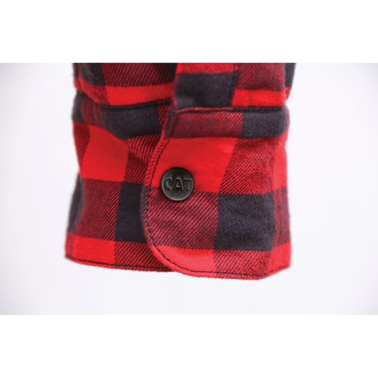 Caterpillar Sequoia Heren Rood Fleece Jack - Image 5