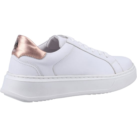Hush Puppies Camille Leren Damestrainers Wit - Image 2