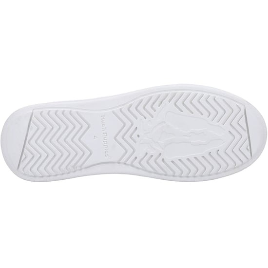 Hush Puppies Camille Leren Damestrainers Wit - Image 3
