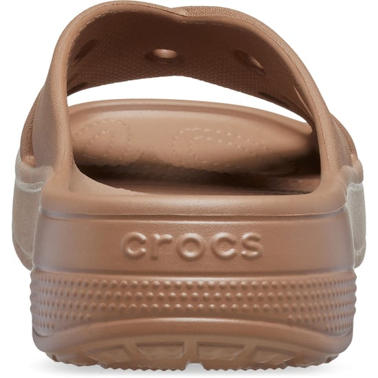 Crocs Classic Cross Strap Thermoplastische Dames Sandalen in Melk Chocolade - Image 2