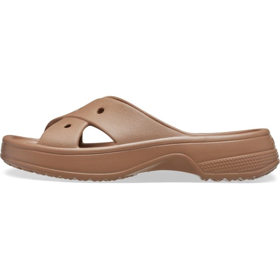 Crocs Classic Cross Strap Thermoplastische Dames Sandalen in Melk Chocolade - Image 6