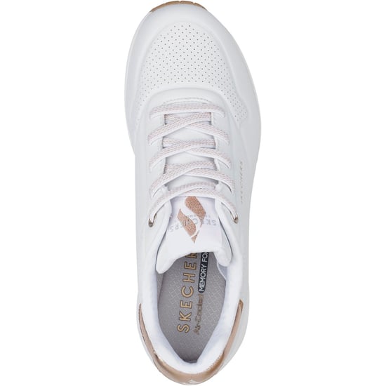 Skechers Uno - Shimmer Away Synthetische Dames Witte Sneakers - Image 3