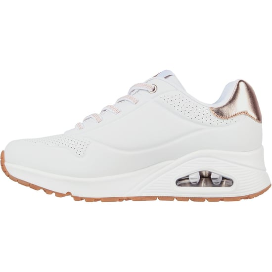 Skechers Uno - Shimmer Away Synthetische Dames Witte Sneakers - Image 4