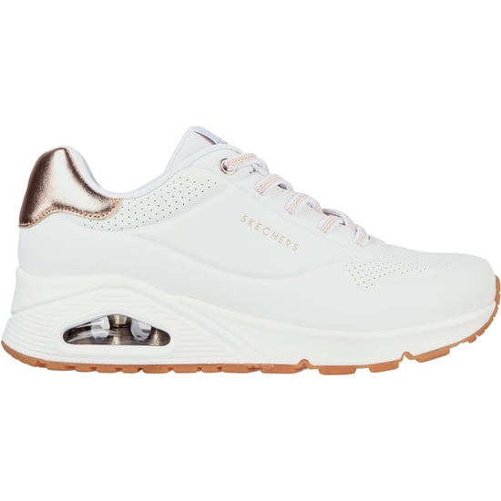 Skechers Uno - Shimmer Away Synthetische Dames Witte Sneakers - Image 5