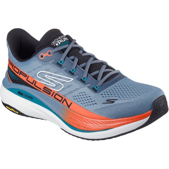 Skechers Performance Max Cushioning Propulsion Textiel Heren Slate Sneakers - Image 1