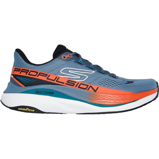 Skechers Performance Max Cushioning Propulsion Textiel Heren Slate Sneakers - Image 5