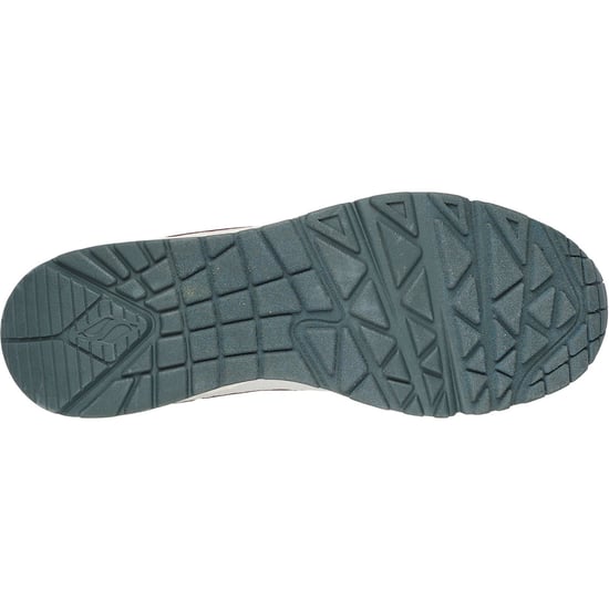 Skechers Uno - Retro One Leren Herenschoenen Wit/Grijs - Image 2