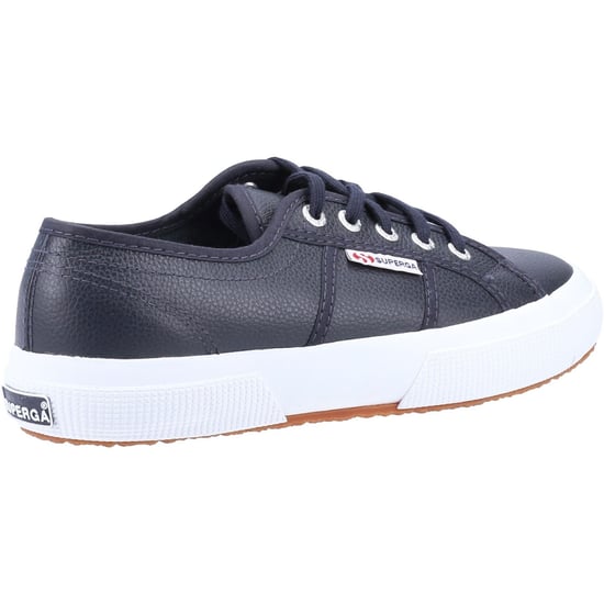 Superga 2750 Leren Heren Blauw Navy Trainers - Image 2
