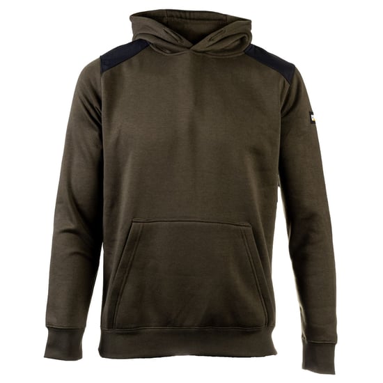 Caterpillar Essentials Polyester Groene Hooded Sweatshirt voor Mannen - Image 1