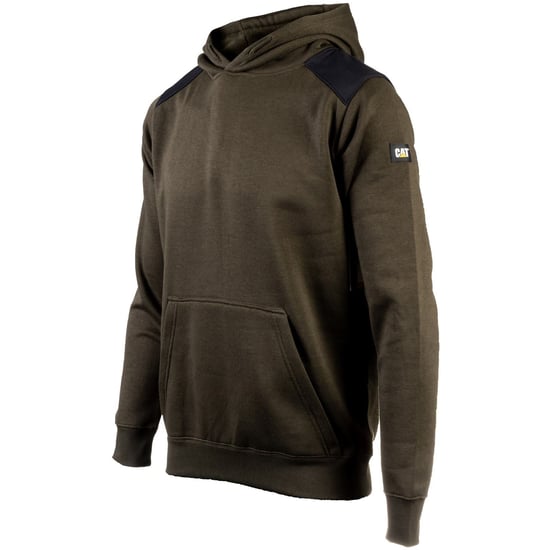 Caterpillar Essentials Polyester Groene Hooded Sweatshirt voor Mannen - Image 2